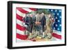 Washington's Inauguration as President-null-Framed Art Print