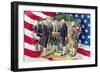 Washington's Inauguration as President-null-Framed Art Print