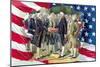 Washington's Inauguration as President-null-Mounted Art Print