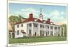 Washington's Mansion, Mt. Vernon, Virginia-null-Mounted Premium Giclee Print