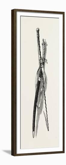 Washington's Sword and Staff, USA, 1870s-null-Framed Giclee Print