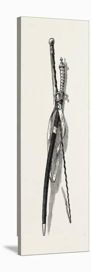 Washington's Sword and Staff, USA, 1870s-null-Stretched Canvas