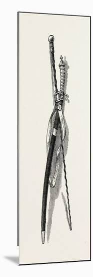Washington's Sword and Staff, USA, 1870s-null-Mounted Giclee Print