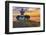 Washington, San Juan Islands. Patos Lighthouse and Camas at Sunset-Don Paulson-Framed Photographic Print