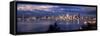 Washington, Seattle, Puget Sound-null-Framed Stretched Canvas