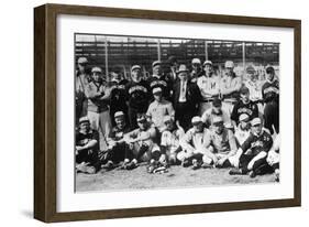 Washington Senators Team, Baseball Photo - Washington, DC-Lantern Press-Framed Art Print