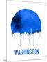 Washington Skyline Blue-null-Mounted Art Print