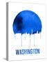 Washington Skyline Blue-null-Stretched Canvas