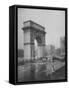 Washington Square Arch Designed by Stanford White, Washington Square Park, Greenwich Village, NYC-Emil Otto Hoppé-Framed Stretched Canvas