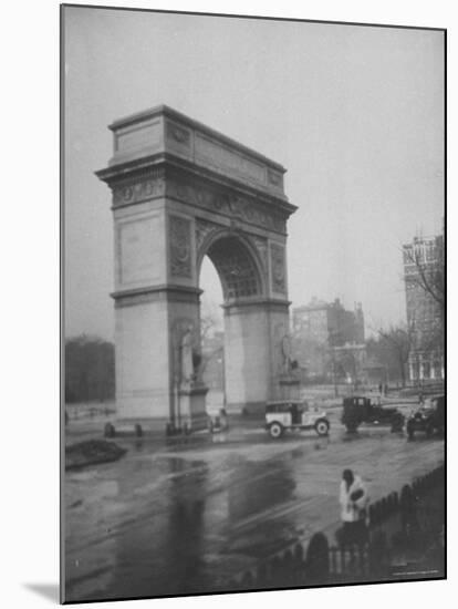 Washington Square Arch Designed by Stanford White, Washington Square Park, Greenwich Village, NYC-Emil Otto Hoppé-Mounted Photographic Print