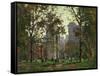 Washington Square, New York-Paul Cornoyer-Framed Stretched Canvas