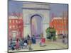 Washington Square Park, c.1908-William James Glackens-Mounted Giclee Print