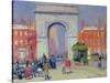 Washington Square Park, c.1908-William James Glackens-Stretched Canvas