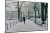 Washington Square Park in the Snow, 2014-Max Ferguson-Mounted Giclee Print