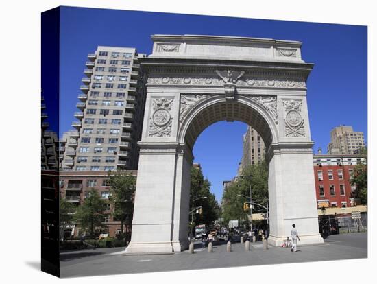 Washington Square Park, Washington Square Arch, Greenwich Village, Manhattan-Wendy Connett-Stretched Canvas