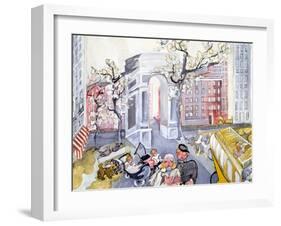 Washington Square-Zelda Fitzgerald-Framed Art Print