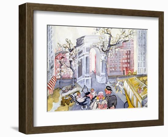 Washington Square-Zelda Fitzgerald-Framed Art Print