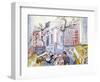 Washington Square-Zelda Fitzgerald-Framed Art Print