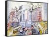 Washington Square-Zelda Fitzgerald-Framed Stretched Canvas