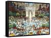 Washington Square-Bill Bell-Framed Stretched Canvas