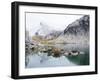 Washington State, Alpine Lakes Wilderness. Enchantment Lakes, Perfection Lake and Little Annapurna-Jamie & Judy Wild-Framed Photographic Print