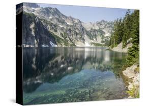 Washington State, Alpine Lakes Wilderness. Snow Lake-Jamie & Judy Wild-Stretched Canvas