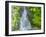 Washington State, Central Cascades, Waterfall, on trail to Annette Lake-Jamie & Judy Wild-Framed Photographic Print