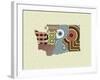 Washington State Map-Lanre Adefioye-Framed Giclee Print