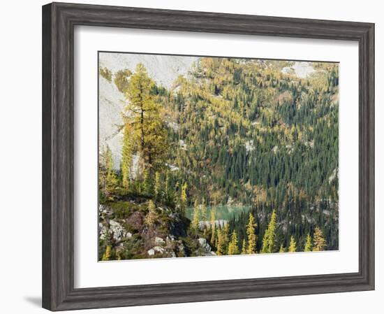 Washington State, North Cascades, Lewis Lake, view from Heather Pass-Jamie & Judy Wild-Framed Photographic Print