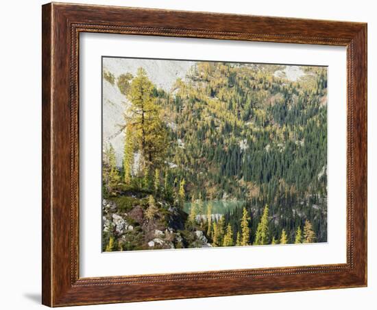 Washington State, North Cascades, Lewis Lake, view from Heather Pass-Jamie & Judy Wild-Framed Photographic Print