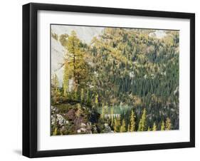 Washington State, North Cascades, Lewis Lake, view from Heather Pass-Jamie & Judy Wild-Framed Photographic Print