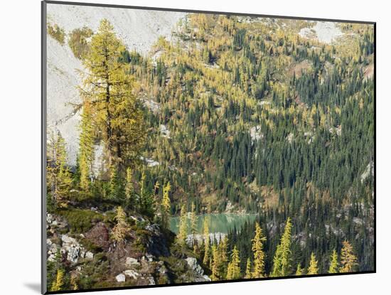 Washington State, North Cascades, Lewis Lake, view from Heather Pass-Jamie & Judy Wild-Mounted Photographic Print