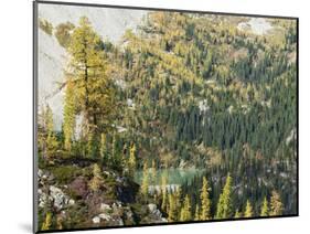 Washington State, North Cascades, Lewis Lake, view from Heather Pass-Jamie & Judy Wild-Mounted Photographic Print