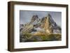 Washington State, Okanogan National Forest, North Cascades, Liberty Bell and Early Winters Spires-Jamie & Judy Wild-Framed Photographic Print