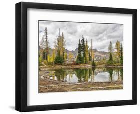 Washington State, Okanogan-Wenatchee National Forest. Alpine pond-Jamie & Judy Wild-Framed Photographic Print