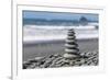 Washington State, Olympic National Park. Stacked Beach Rocks-Jaynes Gallery-Framed Photographic Print