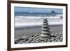 Washington State, Olympic National Park. Stacked Beach Rocks-Jaynes Gallery-Framed Photographic Print