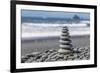 Washington State, Olympic National Park. Stacked Beach Rocks-Jaynes Gallery-Framed Photographic Print