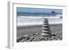 Washington State, Olympic National Park. Stacked Beach Rocks-Jaynes Gallery-Framed Photographic Print