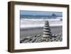 Washington State, Olympic National Park. Stacked Beach Rocks-Jaynes Gallery-Framed Photographic Print