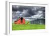 Washington State, Palouse. Barn and Silos-Jaynes Gallery-Framed Photographic Print