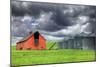 Washington State, Palouse. Barn and Silos-Jaynes Gallery-Mounted Photographic Print