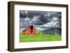 Washington State, Palouse. Barn and Silos-Jaynes Gallery-Framed Photographic Print