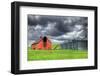 Washington State, Palouse. Barn and Silos-Jaynes Gallery-Framed Photographic Print