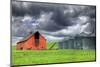 Washington State, Palouse. Barn and Silos-Jaynes Gallery-Mounted Photographic Print