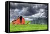 Washington State, Palouse. Barn and Silos-Jaynes Gallery-Framed Stretched Canvas