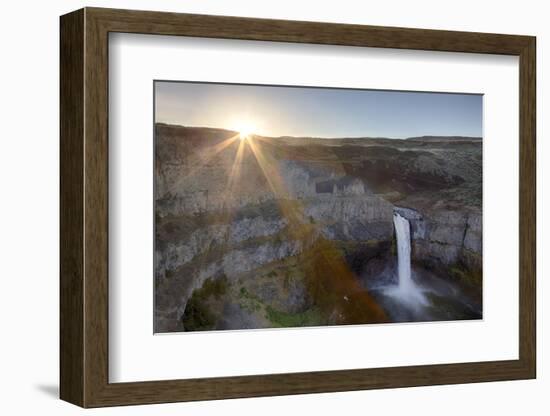 Washington State, Palouse Falls State Park, Palouse Falls, sunrise-Jamie & Judy Wild-Framed Photographic Print