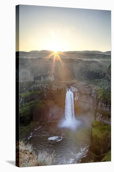 Washington State, Palouse Falls State Park, Palouse Falls, sunrise-Jamie & Judy Wild-Stretched Canvas