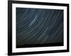 Washington State. Palouse Falls State Park, Star trails and Perseid Meteor Showers-Jamie & Judy Wild-Framed Photographic Print