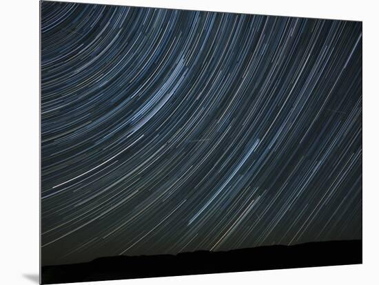 Washington State. Palouse Falls State Park, Star trails and Perseid Meteor Showers-Jamie & Judy Wild-Mounted Photographic Print